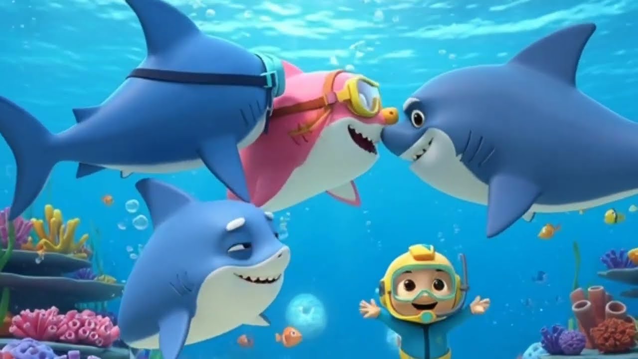 Baby Shark Dance Party | Popular Nursery Rhyme For Kids | Sing Along With Kids
