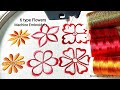 How to flowers embroidery design machine embroidery industrial zigzag machine