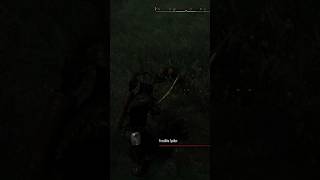 Fighting spiders with grass mods #skyrim #skyrimae #skyrimmods #gaming #archery #spider #xbox