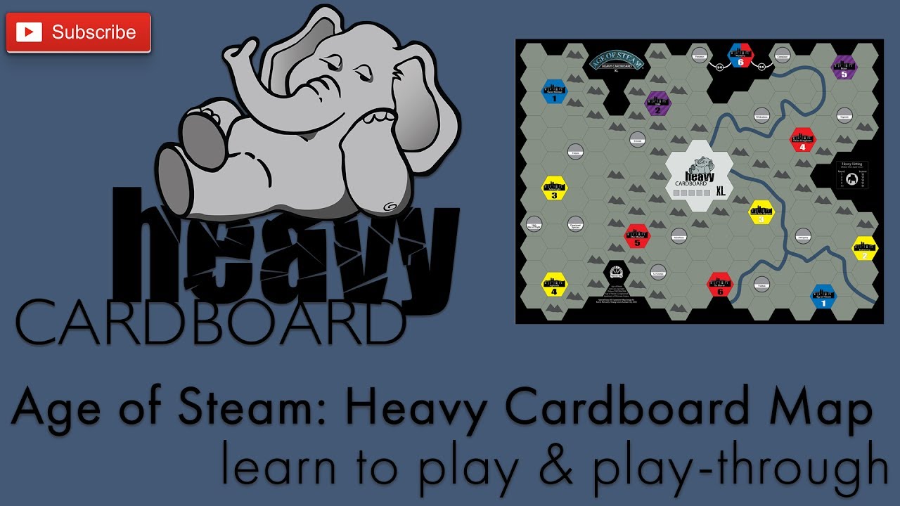 Age of Steam HC XL 4p Play-through, Teaching, & Roundtable discussion by Heavy Cardboard