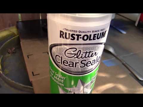 Rustoleum Glitter Clear does not have glitter in it! 