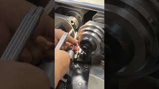 the process of absorbing iron bars components #shorts