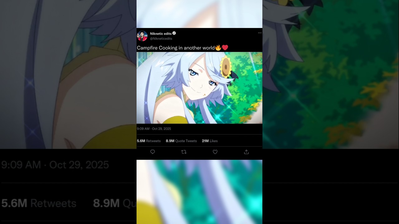 ✩𝗦𝗵𝗲'𝘀 Aura🥵」- Campfire Cooking in another world EP4 