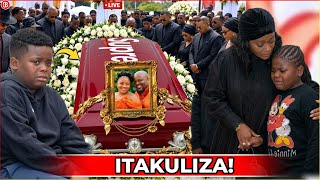 KILIO MSIBANI! Watoto wa SIR CHIVAYO wawaliza wengi," walia kwa uchungu mbele ya jeneza la baba yao!