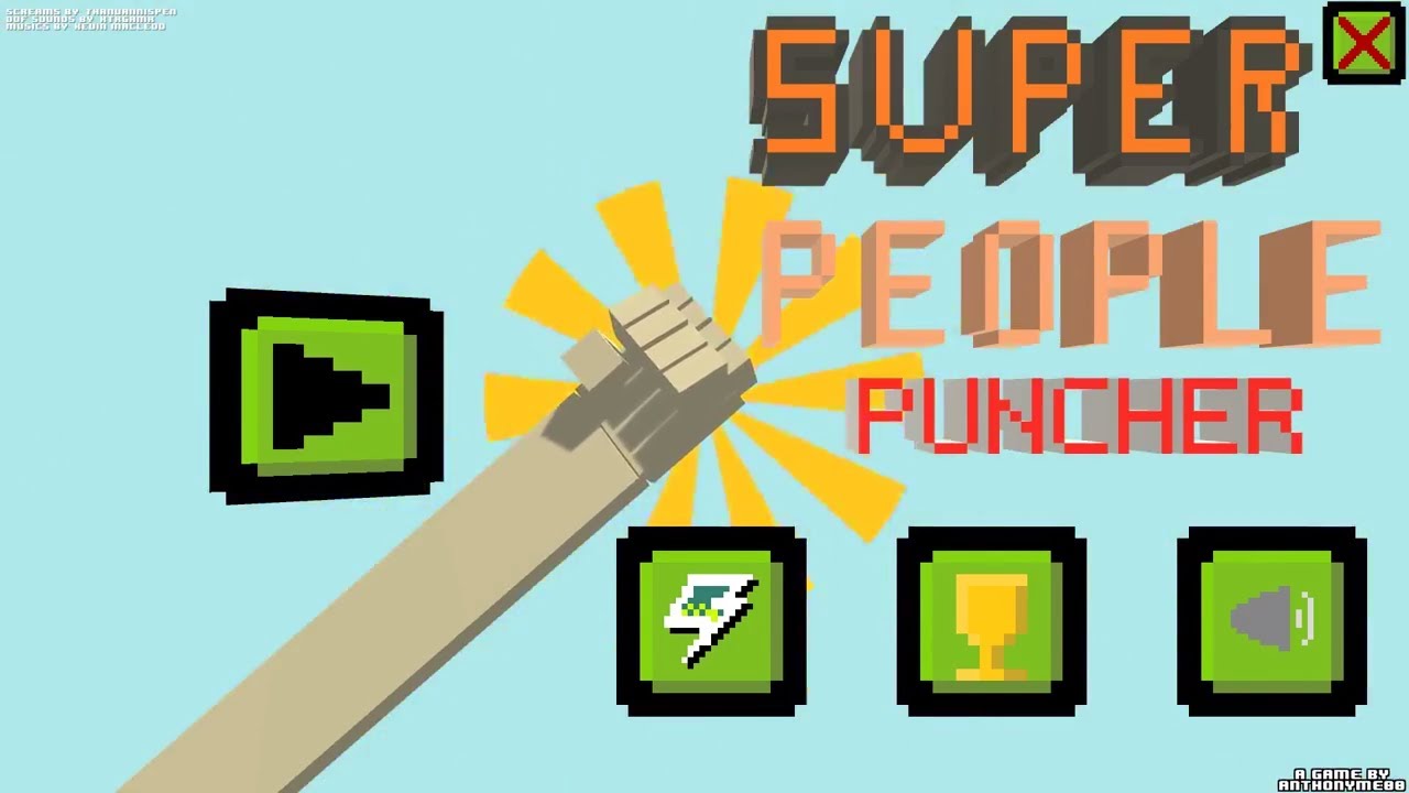 Super People Puncher Game