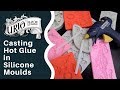 Casting Hot Glue in Silicone Moulds