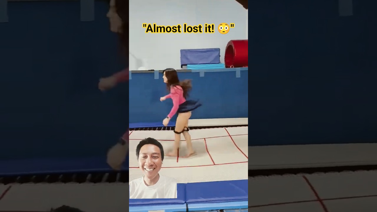 “Almost lost it there 😳😂” 