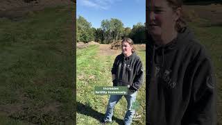 Goat Compost is GOATED for the soil 😉🌿 #compost #agriculture #regeneration #regenerativeagriculture