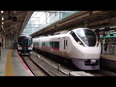 【トプナン・車体が汚いね】E657系 特急ひたち号仙台行き 東京駅発車シーン