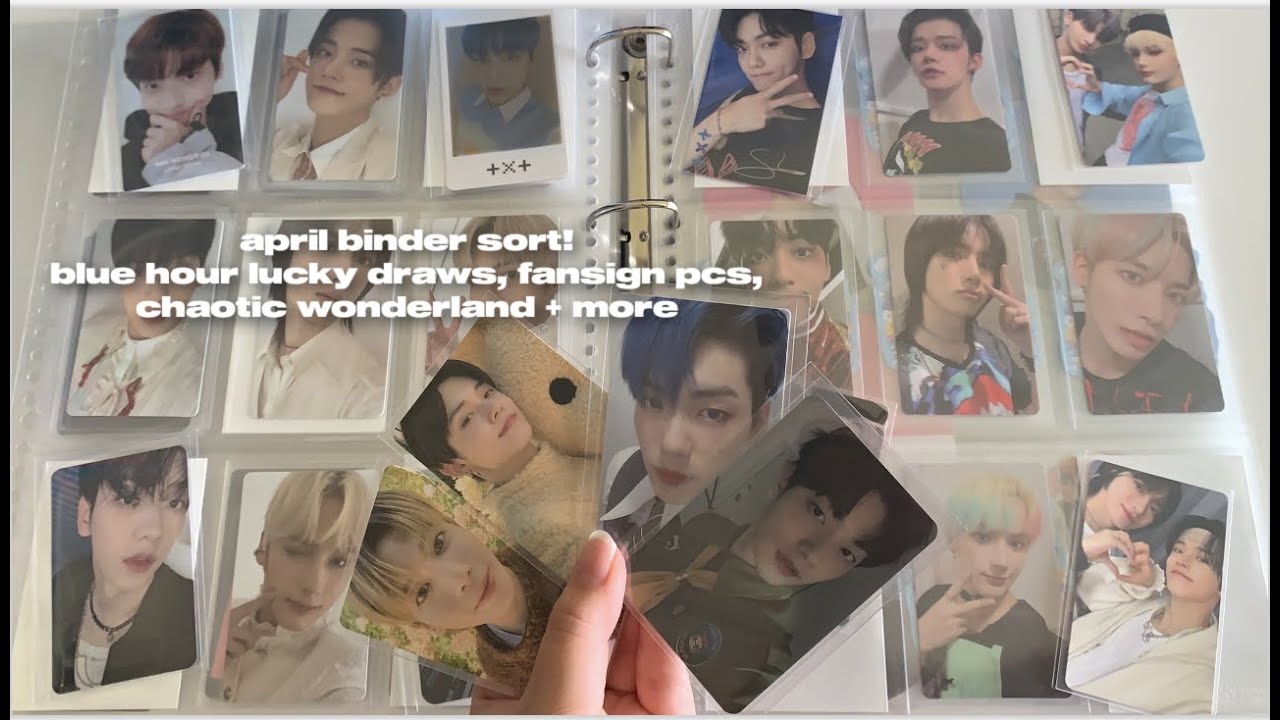 sort txt collection w/ me - blue hour lucky draws, deco kit