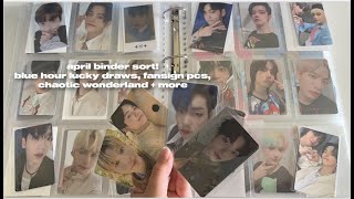 sort txt collection w/ me - blue hour lucky draws, deco kit, lazada, chaotic wonderland, memories