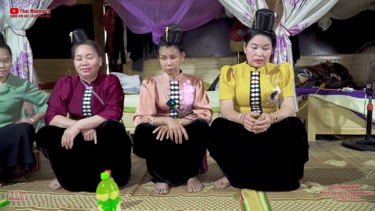 Lễ đón dâu và lấy đồ của Lễ Thành Hôn Mạnh Quỳnh & Thanh Huyền, bản Ít Bon, Mường La