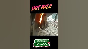 Hot axle।। हॉट एक्सेल।। गर्म धुरा।।railway departmental।।#train