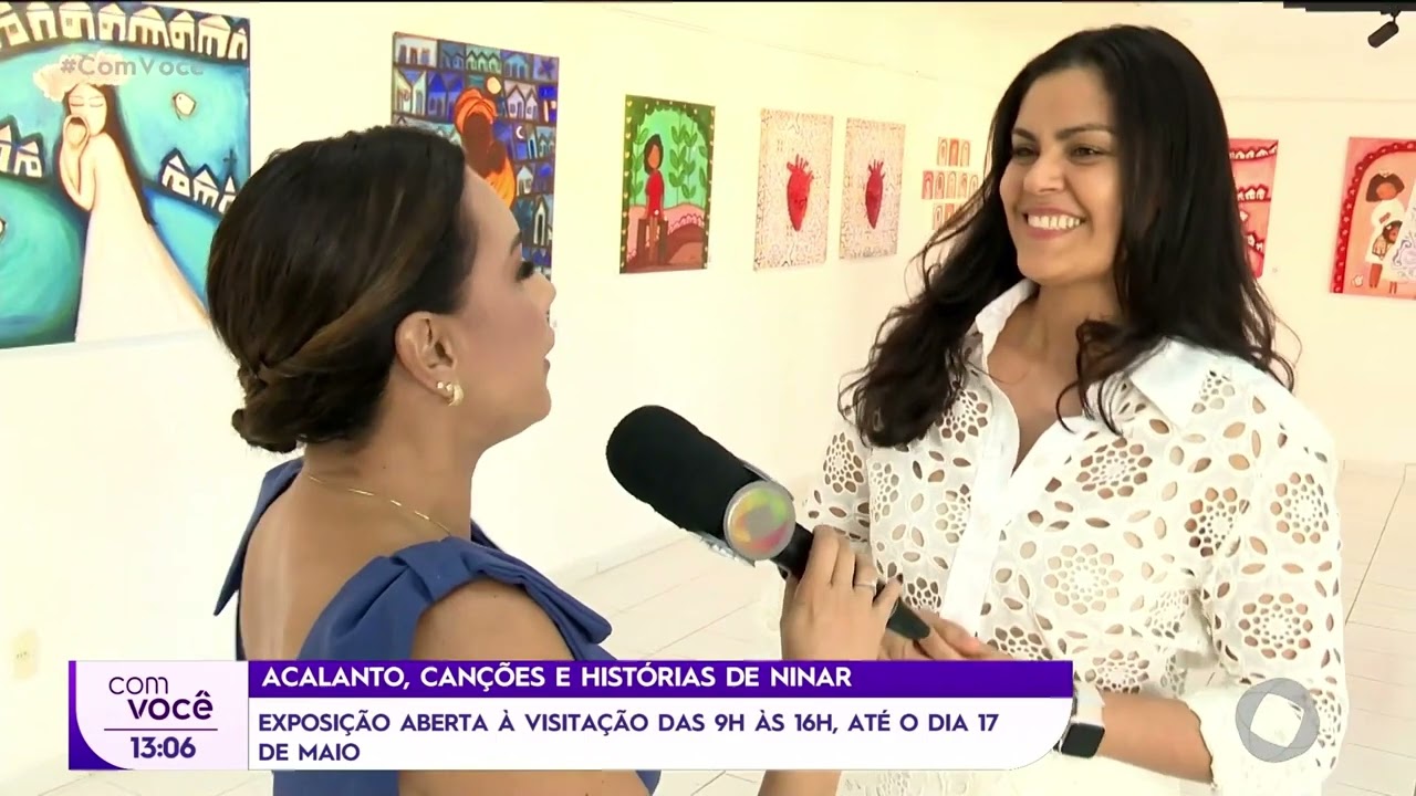 Acalanto, canções e histórias de ninar: exposição aberta à visitação das 09h às 16h - Com Você