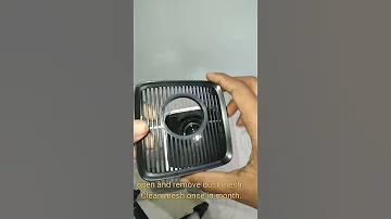 Wzatco Yuva Go Projector Dust Mesh Open Cleaning 