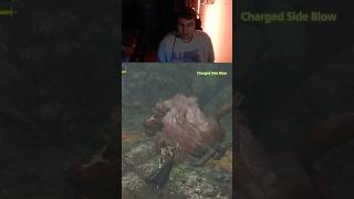 Beating up a monkey in Monster Hunter Wilds. #gaming #monsterhunter #monsterhunterwilds #mhw #capcom