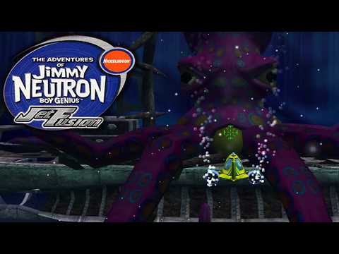 Jimmy Neutron Jet Fusion - Level 9: The Dark Deep (100%) [4K Gameplay Playthrough]