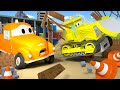 Xe tải kéo cho trẻ em - Xe ủi đất Billy 2 - Thành phố xe 🚗 những bộ phim hoạt hình về