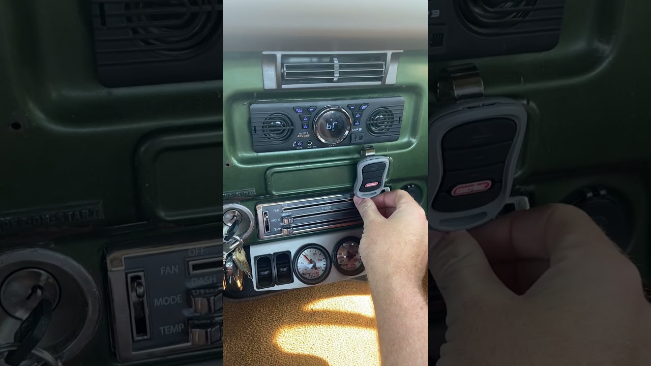 1971 GMC C15 Vintage Air & Air bag switches