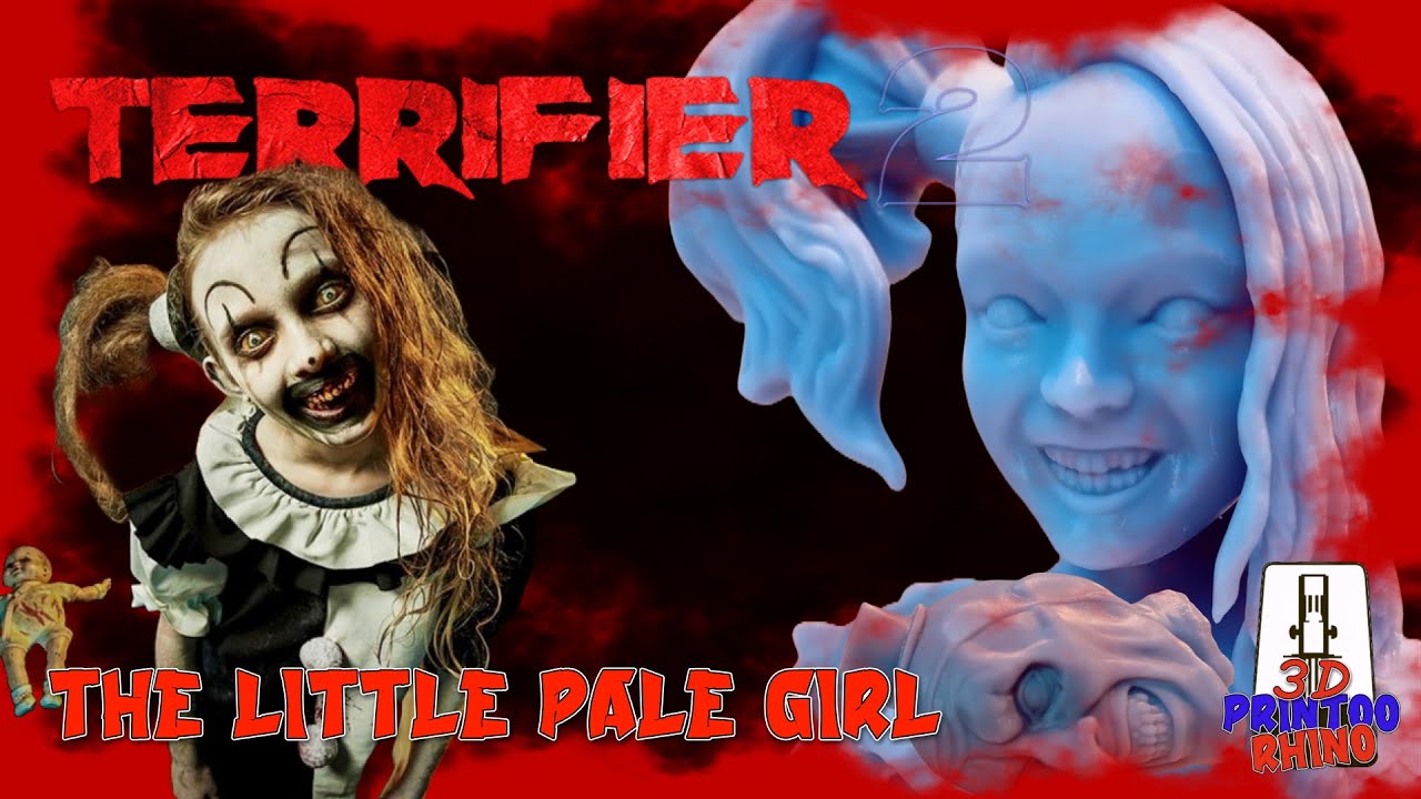 The little Pale Girl (Terrifier 2) - 3D Print & Painting