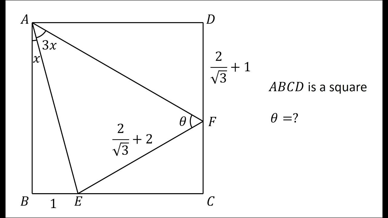 A remarkable geometry problem | Geometry | 21 - YouTube