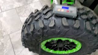 Kawasaki KRX 1000 Tire & Wheel? What's it weigh?