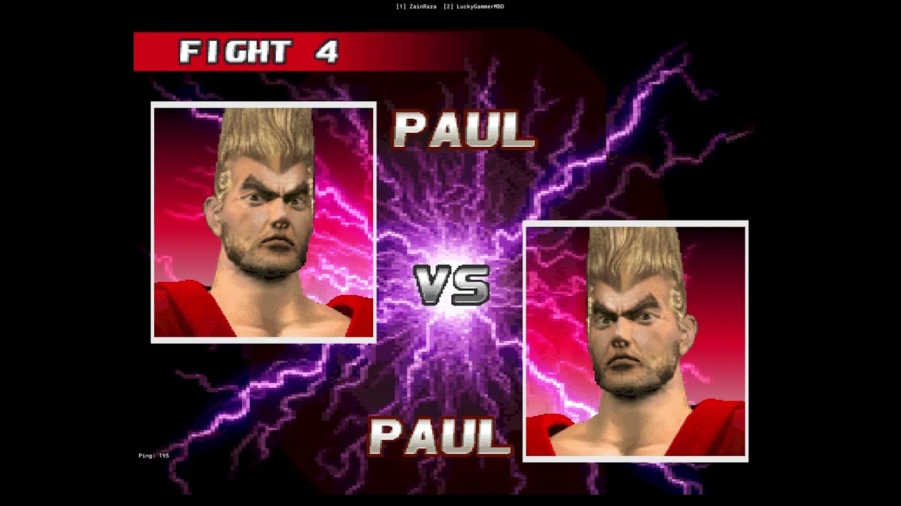 Tekken 3 Online Pakistan 🇵🇰 Zainraza VA India 🇮🇳 Lucky Ft5 Match