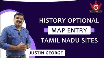 Tamil Nadu Sites | Map Entry | History Optional | UPSC CSE | Gallant IAS