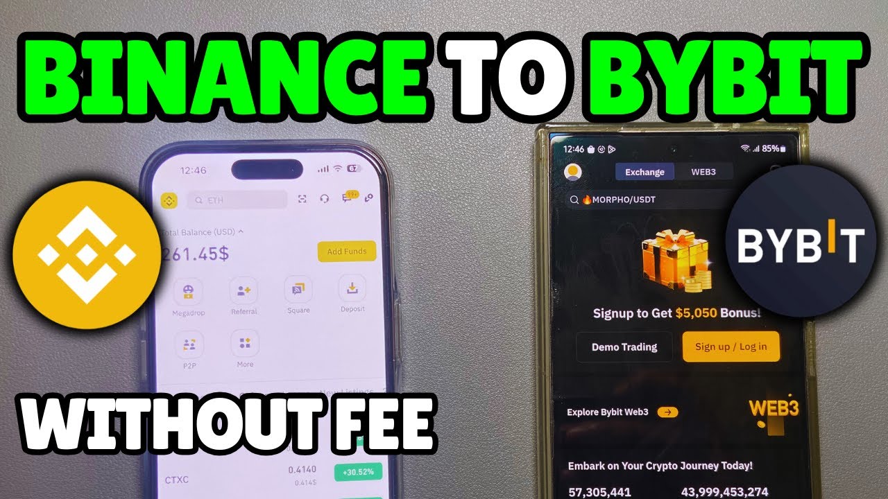how to transfer crypto Binance to Bybit without fee (2026 UPDATED)
