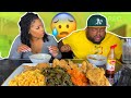 SOUL FOOD MUKBANG| RELL CHOKING PRANK 😭 HE MADE ME CRY 🥺