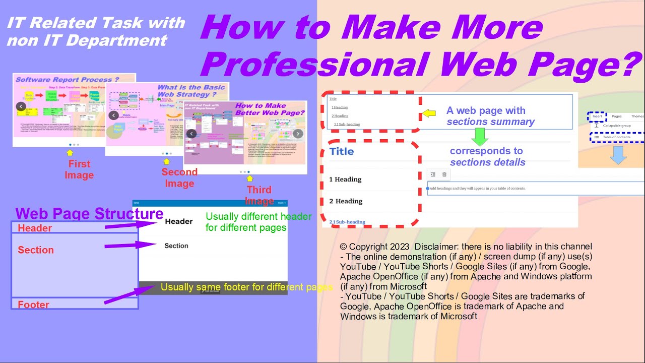 Pro Web Pages How to Create or Make More Professional Web Page? #web #webpage - YouTube