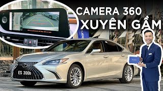 Camera 360 xuyên gầm Lexus ES300h 2023 quá nét options không thể nào độ thêm | Lê Minh Thành