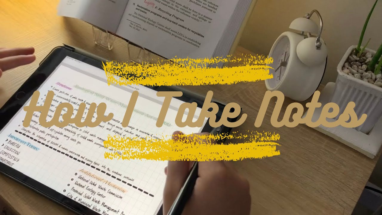 How I take iPad notes + Study with me | Metamoji Note Lite ✨