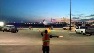 Cargo Ramp Marshalling - Cathay Pacific Cargo Gate Arrival [B-LJA] at O'Hare Airport [05.22.2015]