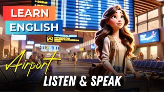 At the Airport | Improve Your English | English Listening Skills  Speaking Skills  Travel