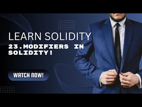 Solidity Tutorial 23: Mastering Modifiers in Solidity! | Code With Sahil