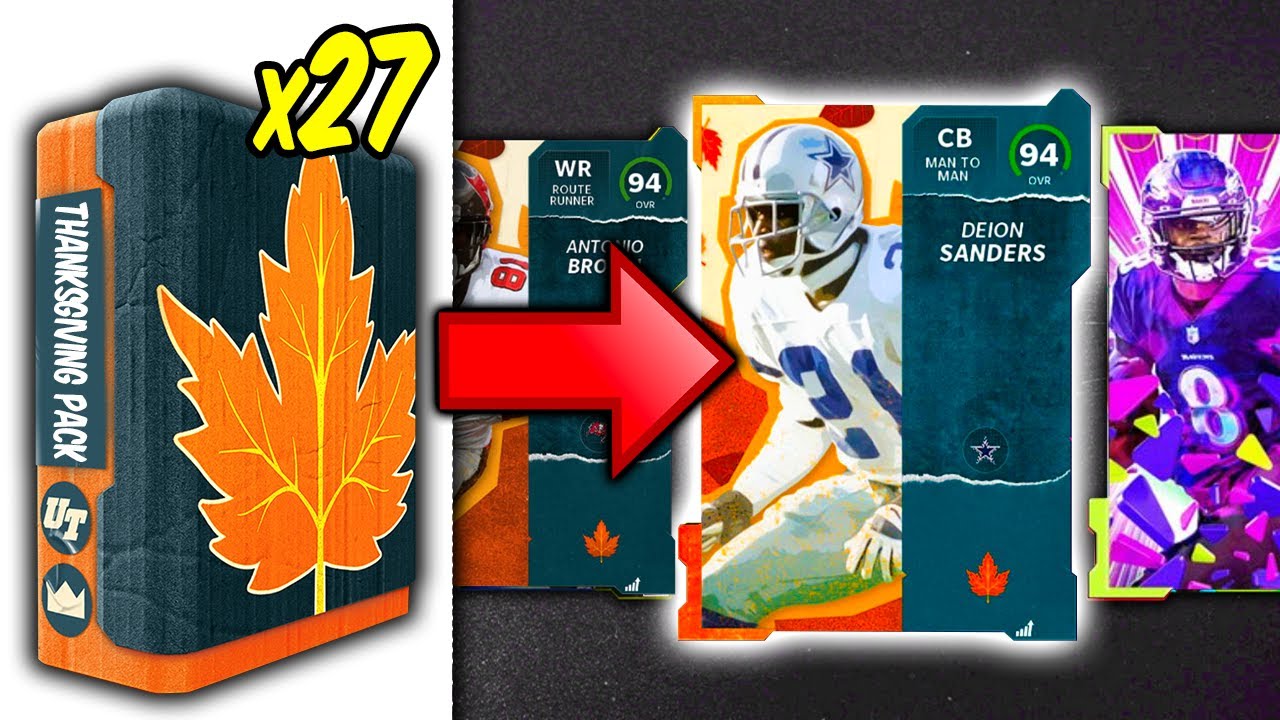 Thanksgiving Harvest Packs Build My Team!