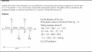 #MTH304 Lecture 32 Part 2 ||Tilting of a Particle Example 4 || Virtual University