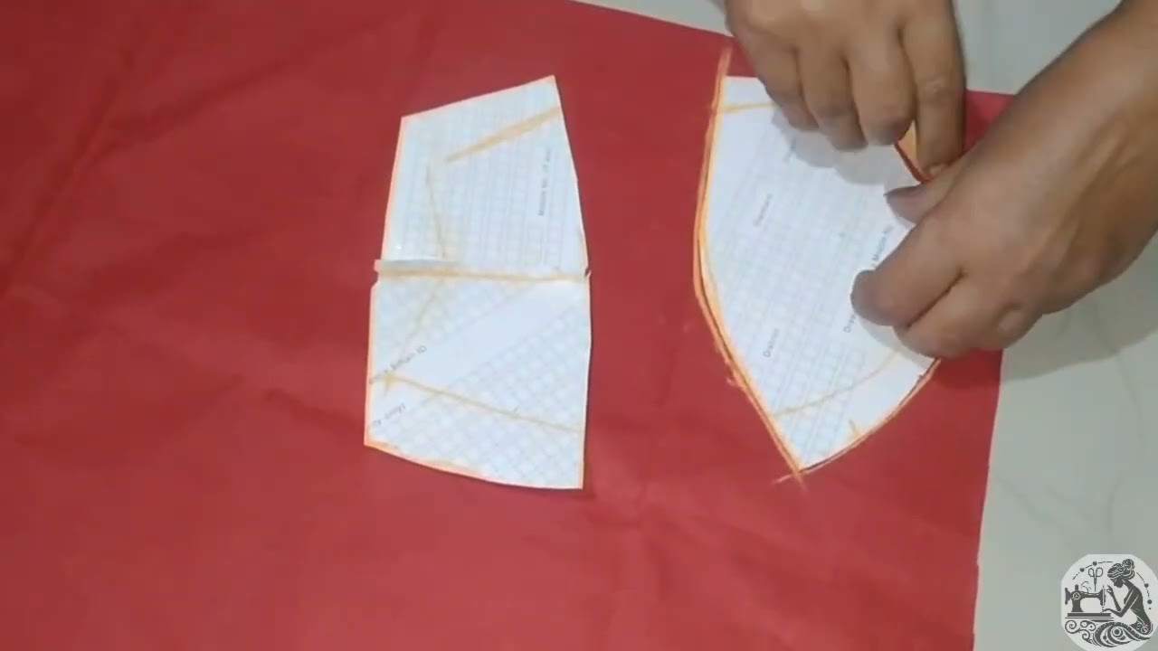 Viral Double Katori Cutting Pattern | Easy Method ✨