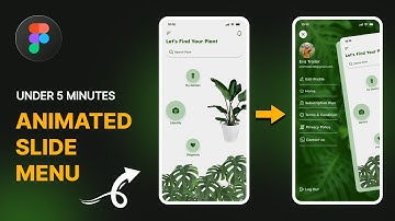 Animated Slider Menu In Figma | Figma Tutorial For Beginners