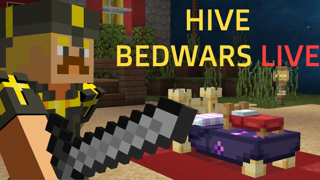 HIVE Bedwars COME JOIN!!! - YouTube