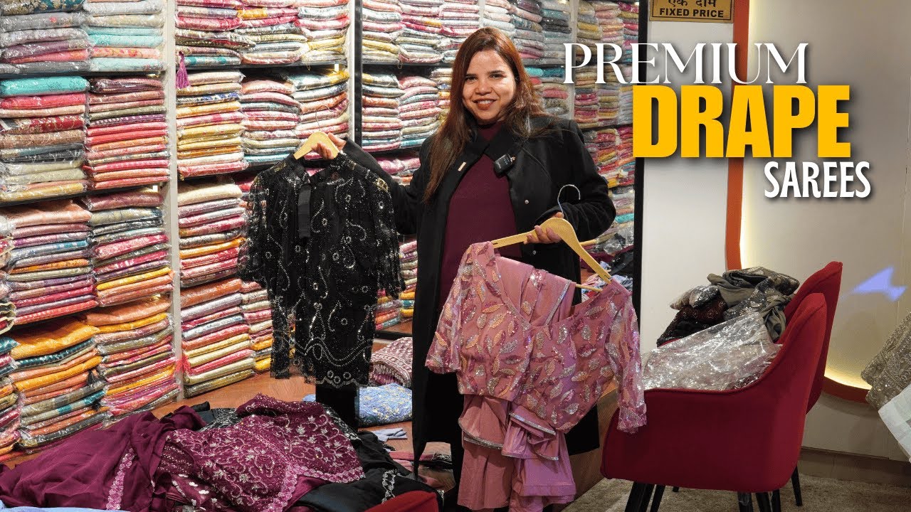 Premium Drape Sarees | Chandni Chowk  | Anjali Silk Selection