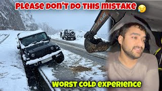 5 hours tak snow mai fasse rahe 🥲 | How we recovered our Thar