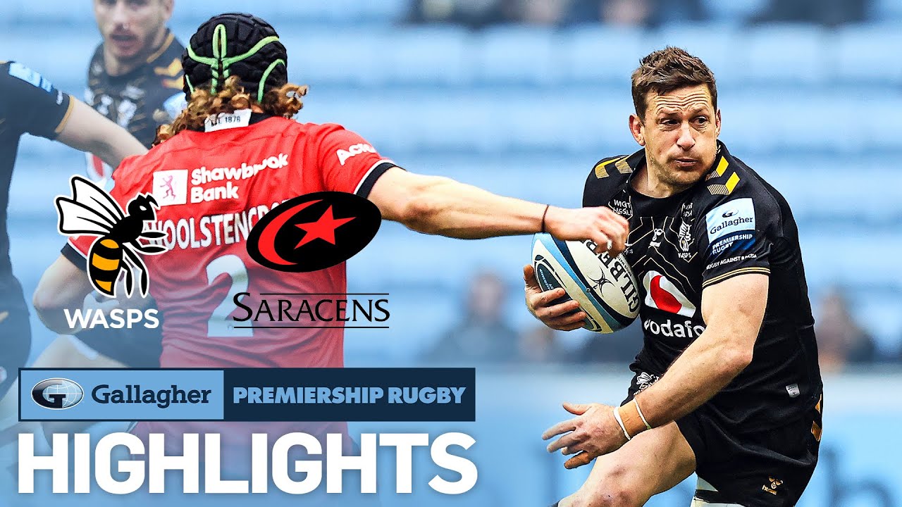 Wasps v Saracens - HIGHLIGHTS Tight Tussle in Coventry! Gallagher Premiership 2021/22