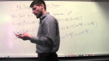 7.2 Example Applying DeMoivre