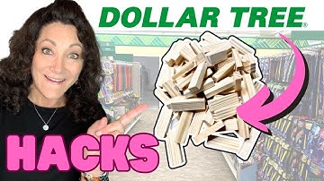Dollar Tree HACKS Using Tumbling Tower JENGA Blocks