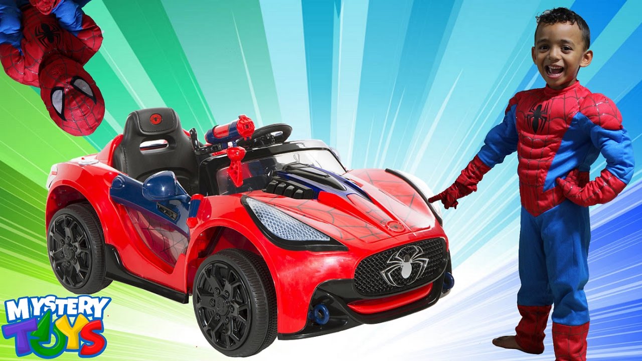 spider man 6v super car