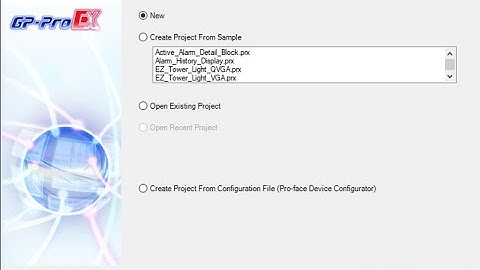 download and install GP Pro EX for proface HMI
