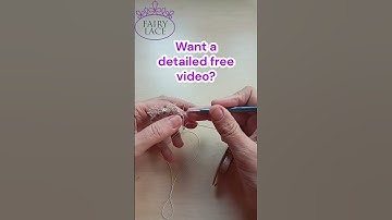 Tatting pattern lace. Free video lesson announcement #FairyLacefromElena #Short #tattinglace #DIY
