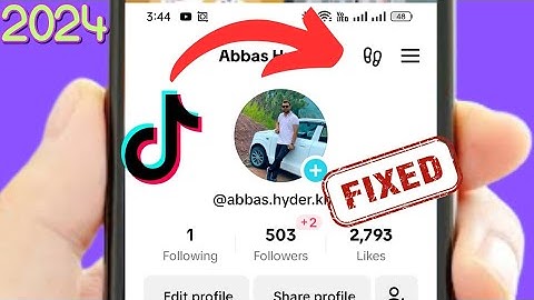 How to fix Tiktok Profile View option not showing | TikTok Profile View option not showing | 2024